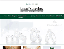 Tablet Screenshot of linardisjewelers.com